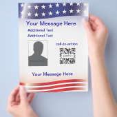 Flyer Sjabloon-kandidaat (Hand)