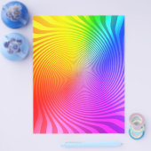 Flyer-Sjabloon: kleurrijk spiraal ontwerp Flyer (Enkel)