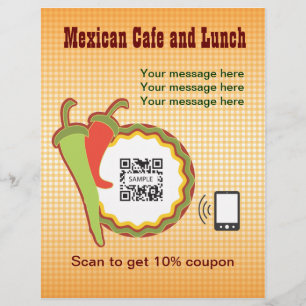 Flyer Sjabloon Mexicaans Restaurant