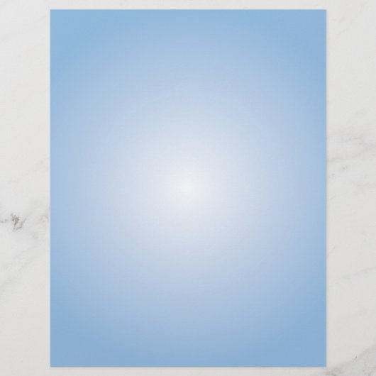 Flyer-Sjabloon: Radiale gradiënt: Blauw Flyer (Voorkant)