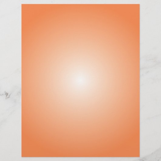 Flyer-Sjabloon: Radiale gradiënt: Oranje Flyer (Voorkant)