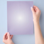 Flyer-Sjabloon: Radiale gradiënt: Paars Flyer (Hand)