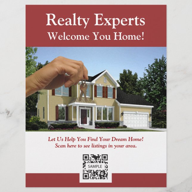Flyer Sjabloon Realty Experts (Voorkant)