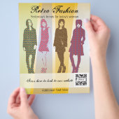 Flyer Sjabloon Retro Mode (Hand)