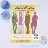 Flyer Sjabloon Retro Mode (Enkel)