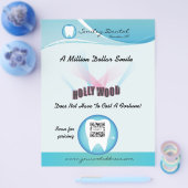 Flyer Sjabloon tandheelkundige zorg (Enkel)