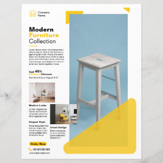 Flyer sjabloon voor meubel promotie