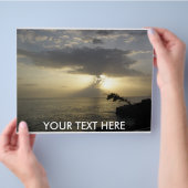 Flyer:Sunset-achtergrond Flyer (Hand)