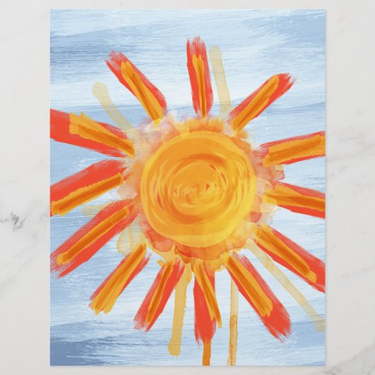 Flyer, Sunshine Painting Flyer (Voorkant)