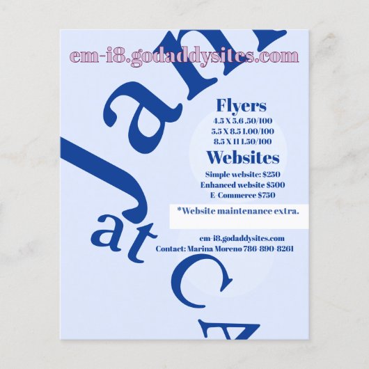 Flyer Template (Voorkant)