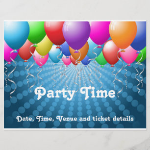 Flyer van het ballonfeest