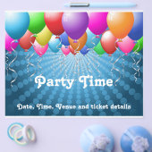 Flyer van het ballonfeest (Enkel)