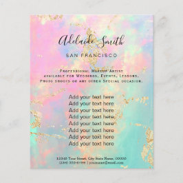 flyer van het opal fotoontwerp