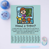 Flyer van het reclameblad voor de testfase (Enkel)