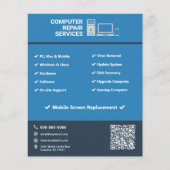Flyer voor computerreparatieservice (Voorkant)