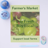 Flyer voor de boerenmarkt (Enkel)