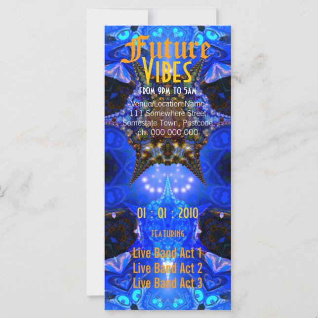 Flyer voor Future Vibes #2 evenement (Voorkant)