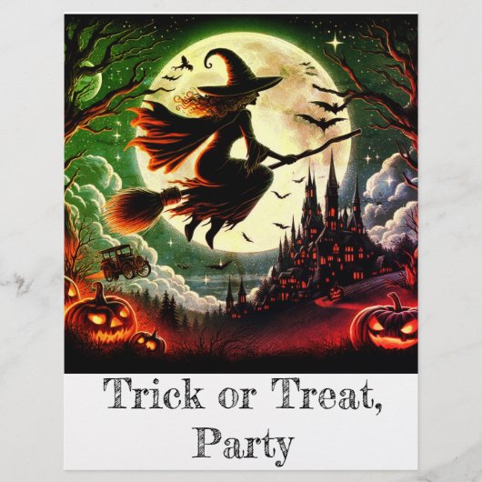 Flyer voor Halloween (Voorkant)