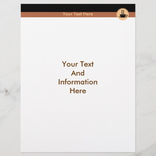 Flyer voor hete koffie (Voorkant)