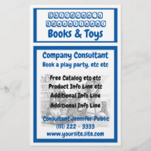 Flyer voor Kinderproducten Bedrijf