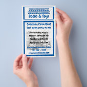 Flyer voor Kinderproducten Bedrijf (Hand)