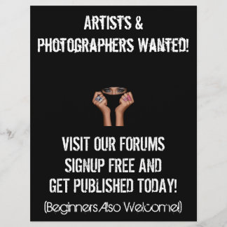 Flyer voor marketing van prinsessenportretten