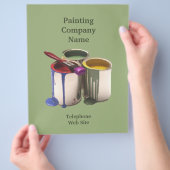 Flyer voor Schilderbedrijf (Hand)