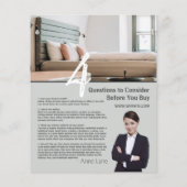 Flyer voor vastgoedmakelaar  (Achterkant)