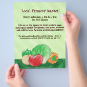 Flyer voor verse producten (Hand)