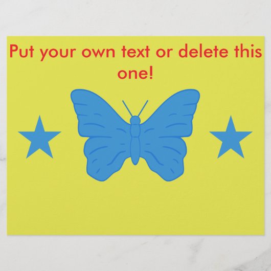 Flyer with Flag of Bady Bassitt, Brazil (Voorkant)