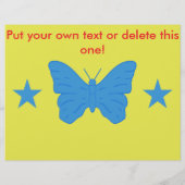 Flyer with Flag of Bady Bassitt, Brazil (Achterkant)