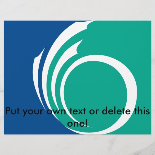 Flyer with Flag of Ottawa, Canada (Voorkant)