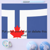 Flyer with Flag of Toronto, Canada (Enkel)