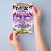Flyers van de Rainbow House Music Club (Hand)