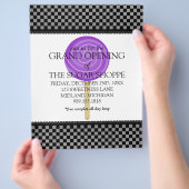 Flyers voor openingsaankondiging snoepwinkel (Hand)