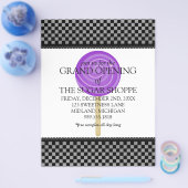 Flyers voor openingsaankondiging snoepwinkel (Enkel)