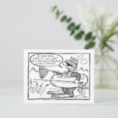 flyfishing briefkaart (Staand voorkant)