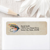 FlyFishing Lure Art Salmon Fly Lure Etiket (Insitu)