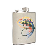 FlyFishing Lure Art Salmon Fly Lure Heupfles (Rechts)