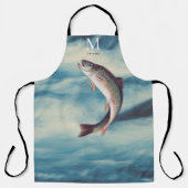 FlyFisht Trout Fisherman Blue River Monogram Schort (Voorkant)