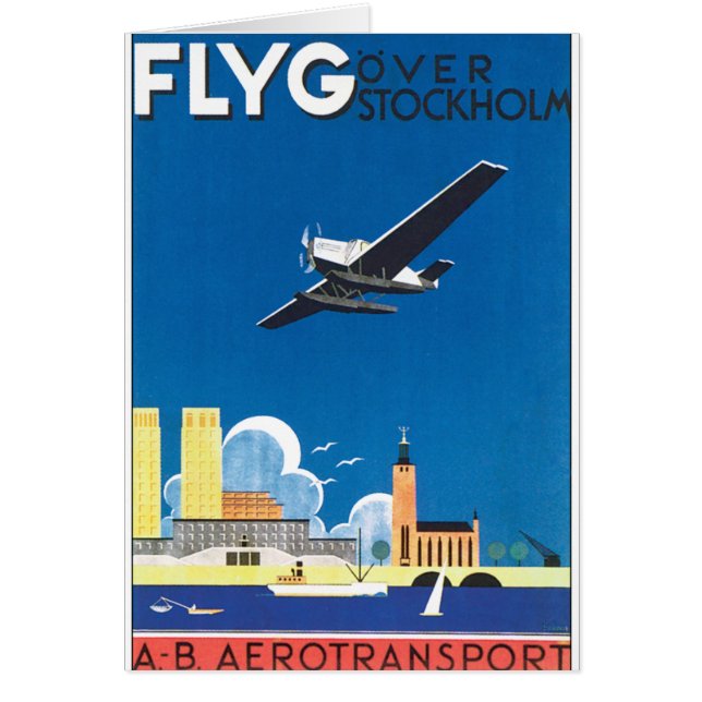 Flyg au-dessus de Stockholm (Devant)