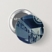 Flyg Med A-B Aerotransport Ronde Button 5,7 Cm (Voorkant /achterkant)