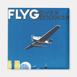 Flyg over Stockholm Magneet