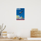 Flyg over Stockholm Poster (Keuken)