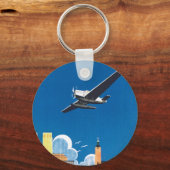 Flyg over Stockholm Sleutelhanger (Voorkant)