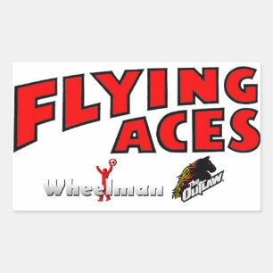 Flying Aces Outlaw en Wheelman Sticker