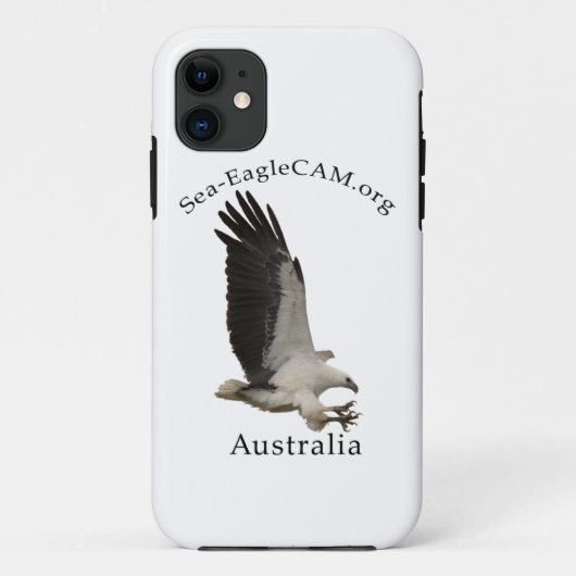 Flying Adult Zee-Eagle i phone case (Achterkant)