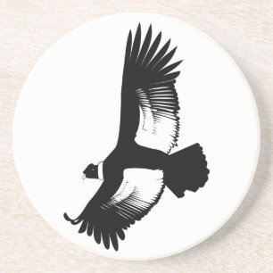 Flying Andean Condor Zandsteen Onderzetter