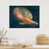 Flying angel (Giotto volger) CC1122 Renaissance Poster (Keuken)