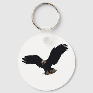 Flying Bald Eagle Sleutelhanger